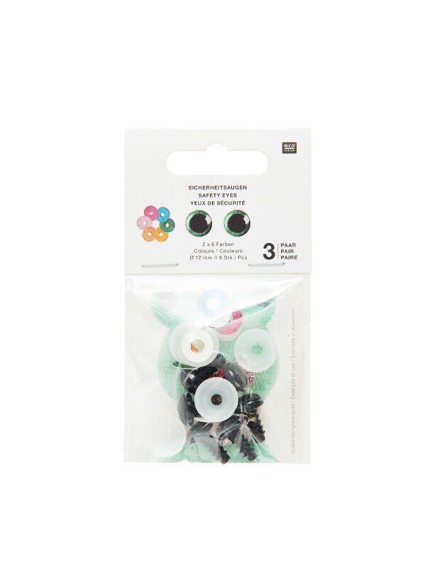 Rico Design Sicherheitsaugen 12mm – Bild 2