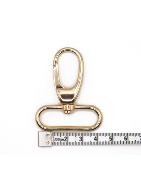 Karabiner 4cm gold – Bild 2