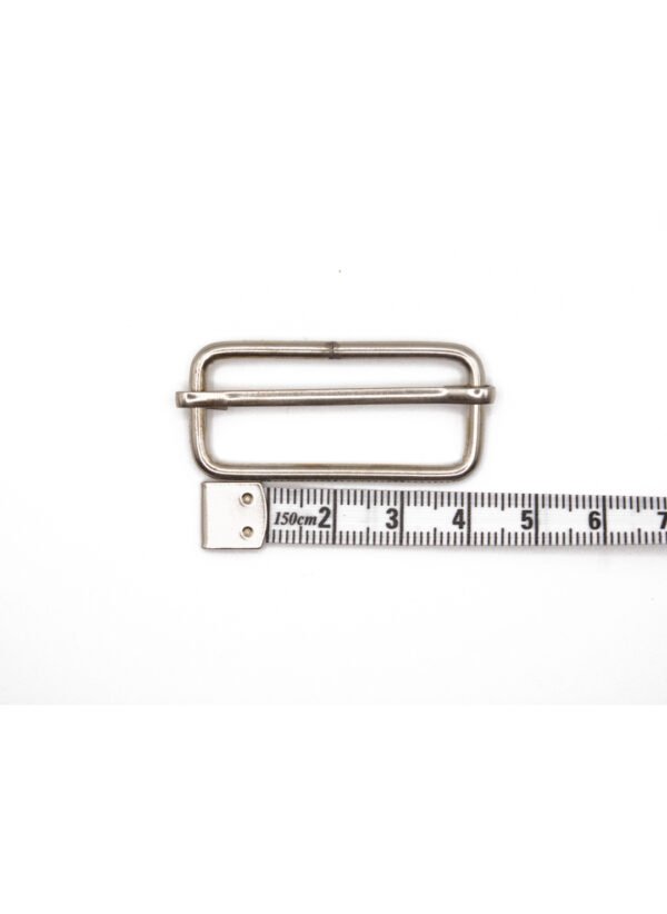 Leiterschnalle 4cm silber – Bild 2
