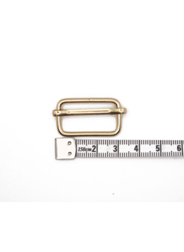 Leiterschnalle 3cm gold – Bild 2