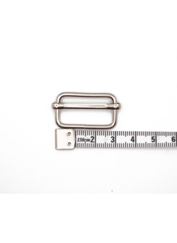Leiterschnalle 3cm silber – Bild 2